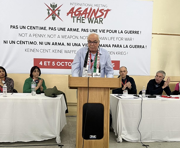 Dr. Khaled Hamad auf der Konferenz am 4./5. Oktober in Paris